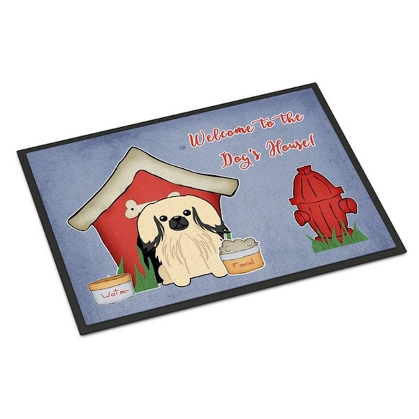 Carolines Treasures Dog House Collection Pekingnese Cream Indoor or Outdoor Mat, 24 x 0.25 x 36 in. BB2860JMAT - main